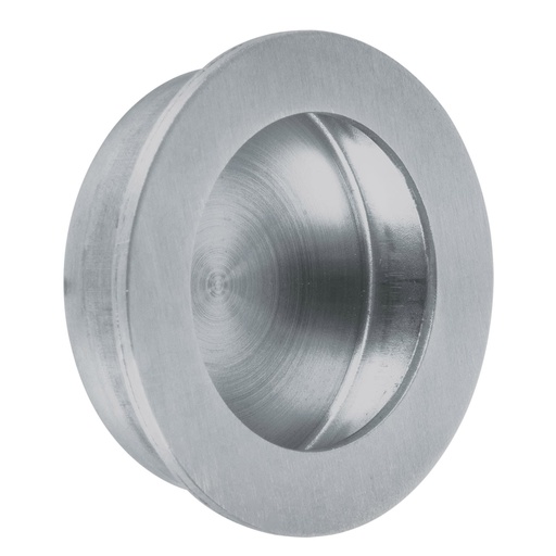 [48999] Jaladera de embutir circular No. 4 acabado cromo mate JALED-34