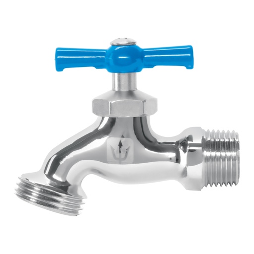 [49084] Llave p/manguera, de latón cromado, 130g, 1/2',granel, FOSET LLJ-130C