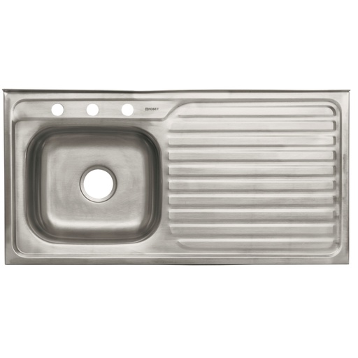 [49169] Tarja de sobreponer 100 x 50 cm tina izquierda, FOSET TA-1050I