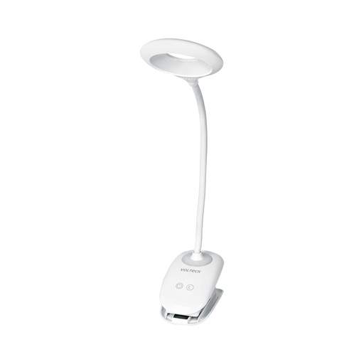 [49201] Lámpara escritorio LED 4 W recargable c/clip, 3 intensidades LES-40L