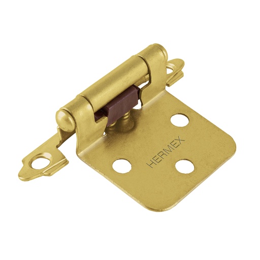 [49205] Bolsa con 2 bisagras parche de 7cm, latonado, HERMEX BIPA-71