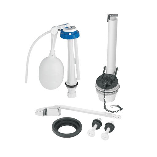 [49342] Juego accesorios para WC, 2' flotador trad, p/cromada, BASIC VW-056