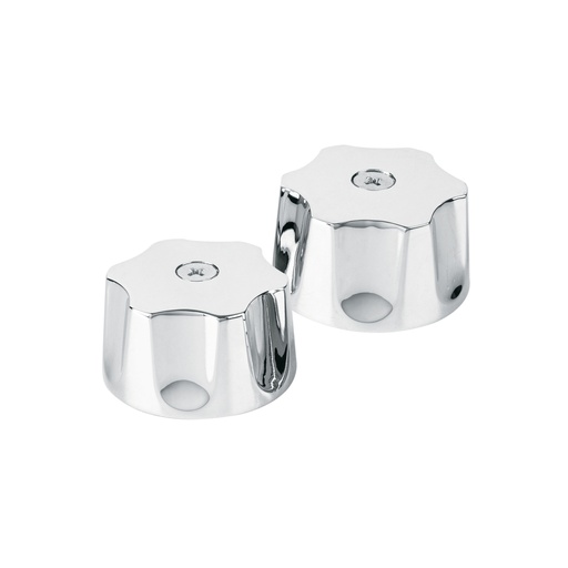 [49485] Juego de manerales hexagonales p/lav-fregadero, cromo, AQUA AQMR-86