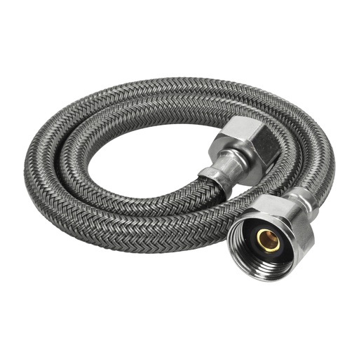 [49531] Manguera p/WC, vinilo gris, 1/2' x 7/8', 60 cm FWC-60V