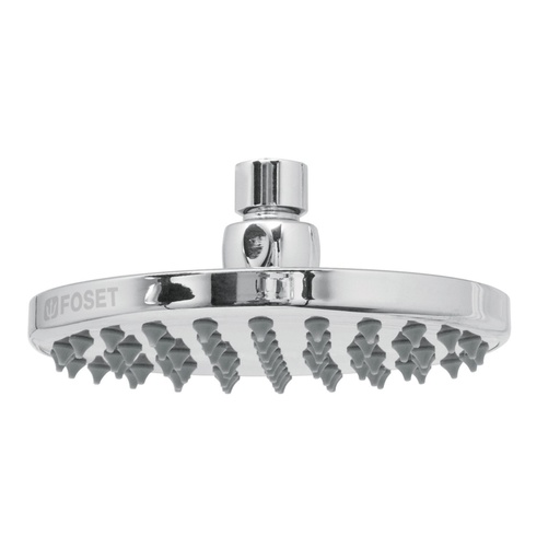 [49582] Regadera cromo 6' plato redondo, sin brazo, FOSET ELEMENT R-206S