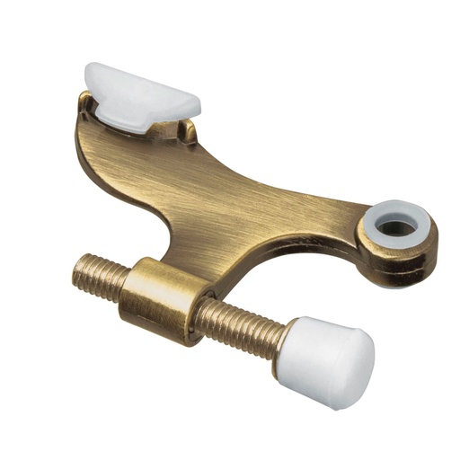 [49614] Tope de puerta para bisagra, acabado latón antiguo, HERMEX TOBI-2