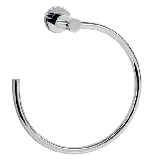 [49670] Toallero metálico de argolla acabado cromo, FOSET ELEMENT ELA-77