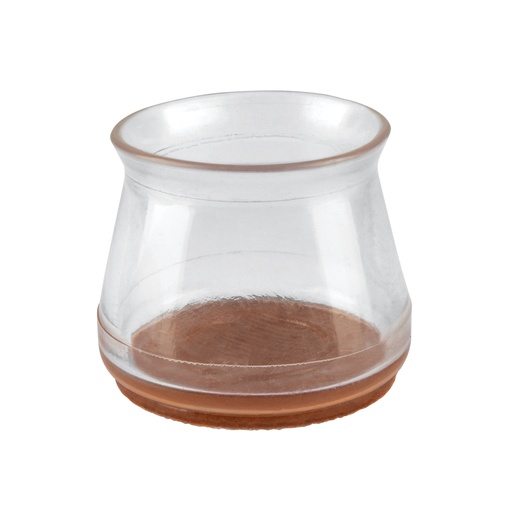 [49846] Caja con 24 protectores para patas de silla, transparente PRS-7