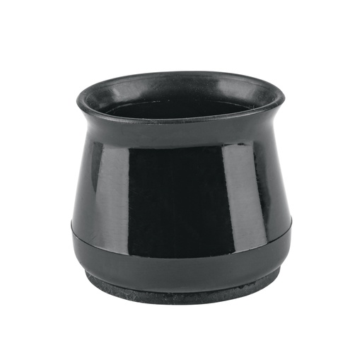 [49847] Caja con 24 protectores para patas de silla, negro PRS-6