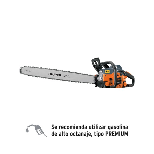[102921] Motosierra 50 cc a gasolina con barra de 20', TRUPER MOT-5020