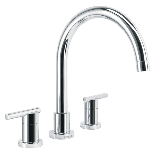 [49916] Mezcladora cromo cuello alto para fregadero, FOSET ELEMENT ELF-81