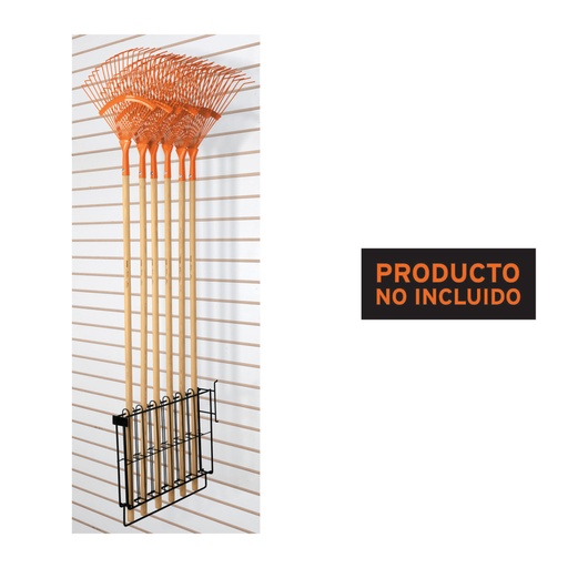 [50216] Rack para escobas metálicas, TRUPER R-EM