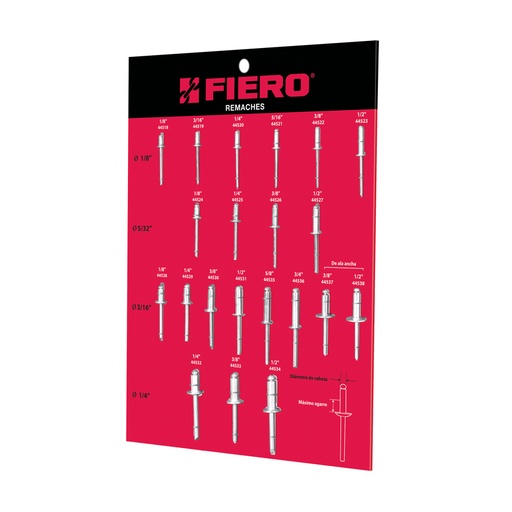 [55557] Exhibidor FIERO de remaches EXF-RE