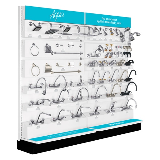 [55976] Exhibidor tipo góndola, FOSET AQUA EX-AQ-GO