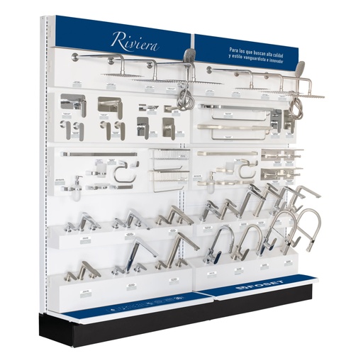 [55979] Exhibidor tipo góndola, FOSET RIVIERA EX-RI-GO