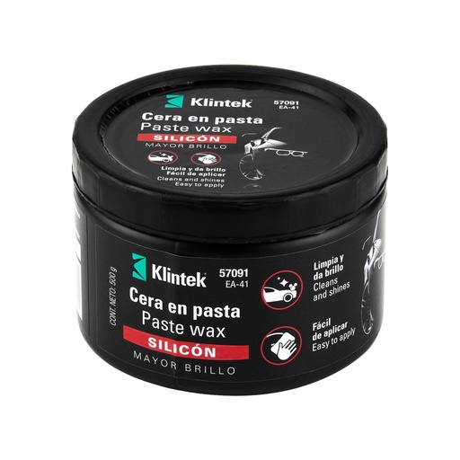 [57091] Cera en pasta de silicón para auto, 500 g, KLINTEK EA-41