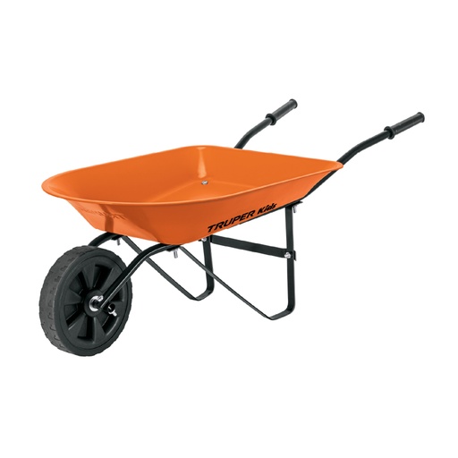 [102996] Carretilla para niños, concha metálica 54 x 40 cm, TRUPER CAR-KID