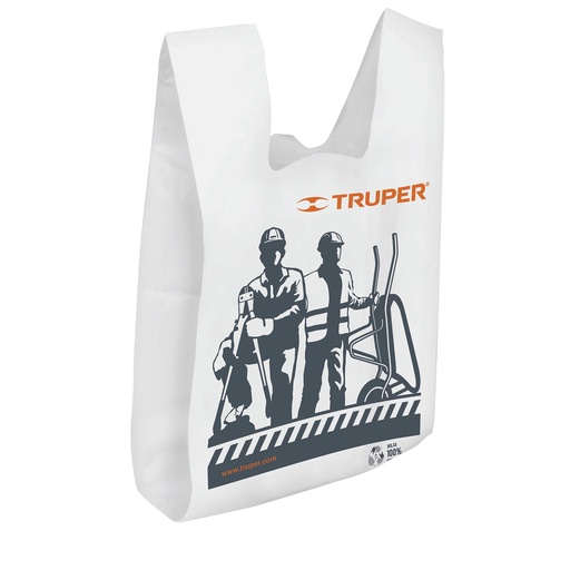 [61128] Bolsa plástica biodegradable de 20 x 40 cm, Truper BOPO-20X38