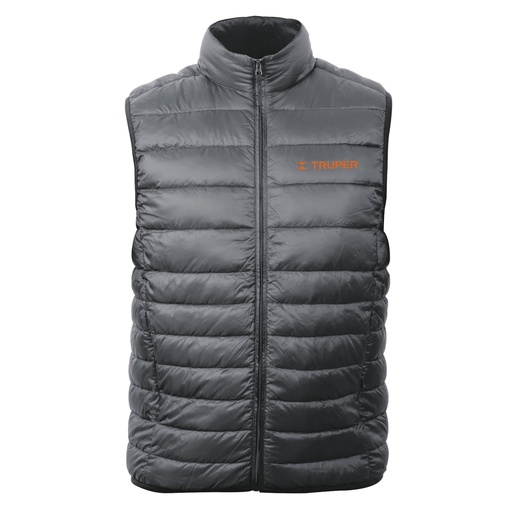 [65009] Chaleco de plumas ligero para hombre, gris, EG, TRUPER CHA-GC-XG
