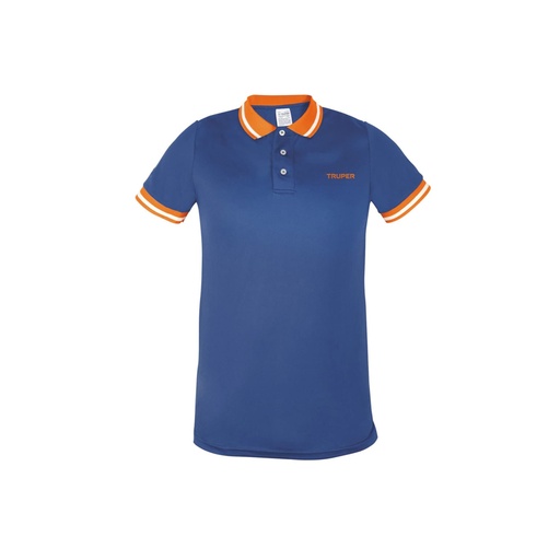 [69968] Playera polo performance para hombre, azul, EG, Truper DRY-AC-XG