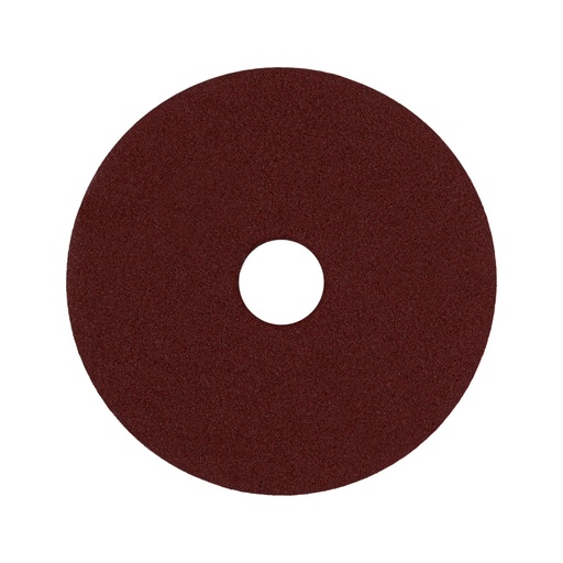 [100127] Disco de lija 4-1/2' con respaldo de fibra, grano 80, TRUPER DILF-480