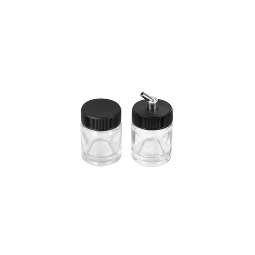 [100187] Juego de 2 vasos de 15 ml y adaptador para aerógrafo AERO-8 RE-AERO-8