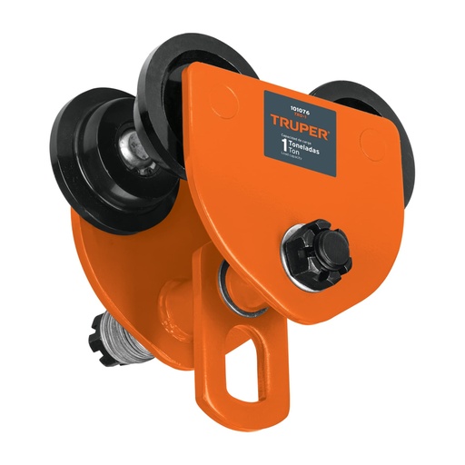 [101076] Trole de carga 1 ton para vigas IPS e IPR, ajustable, TRUPER TRO-1
