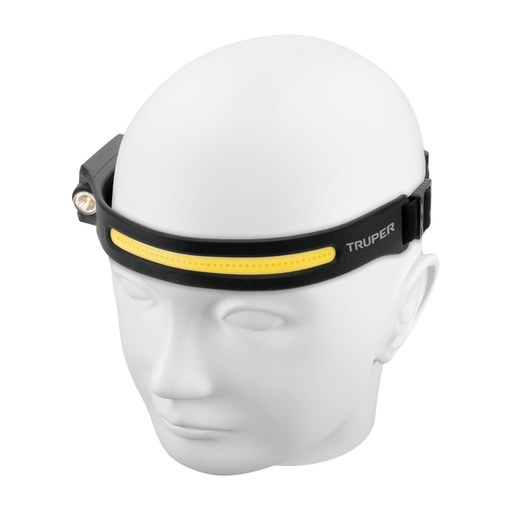 [103117] Linterna de minero LED 350 lm con sensor, recargable, TRUPER LI-CA-125R