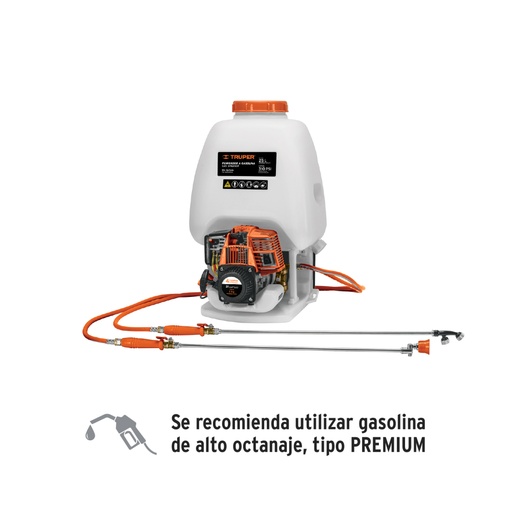 [101569] Fumigador de 25 L con motor a gasolina de 4 tiempos, TRUPER FUG-254