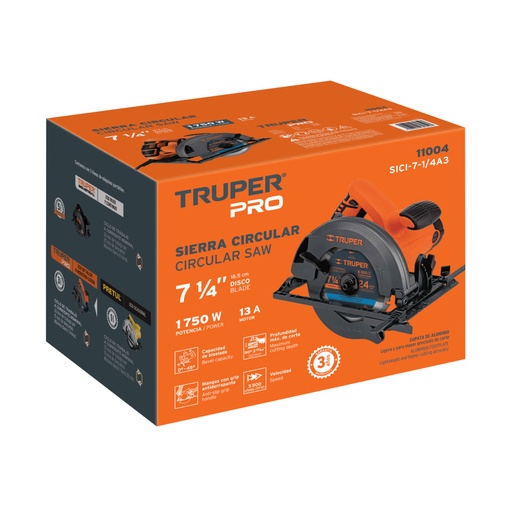 [101729] Caja de empaque de repuesto para SICI-7-1/4A3, TRUPER CJ-SICI-7-1/4A3