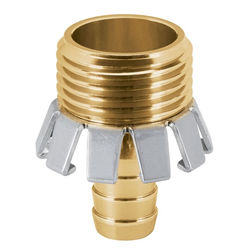 [101731] Conector 1/2' macho tipo garra de aluminio, TRUPER CM-1/2AG