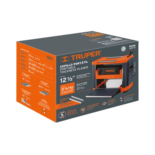 [101832] Caja de empaque de repuesto para CEP-12, TRUPER CJ-CEP-12