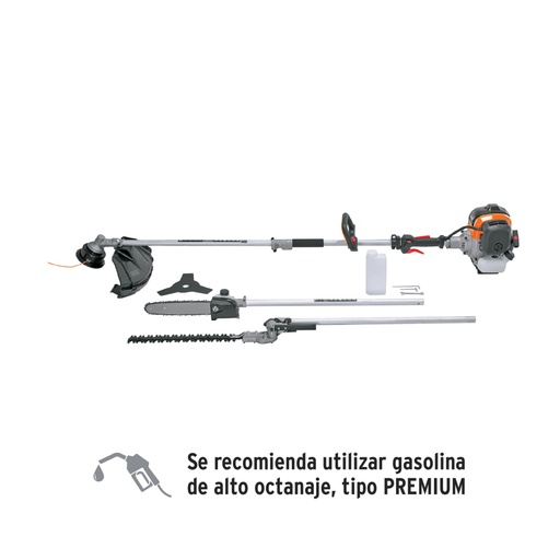[103205] Desbrozadora multifuncional 4 en 1, a gasolina 45 cc, TRUPER DES-45M