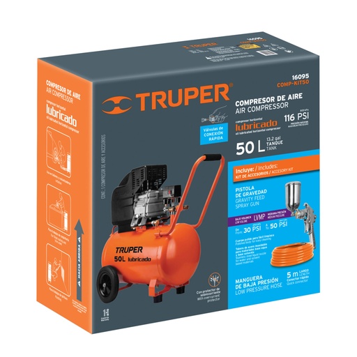 [101938] Caja de empaque de repuesto para COMP-KIT50, TRUPER CJ-COMP-KIT50