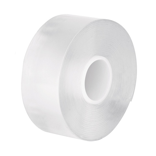 [103222] Cinta nano doble cara reutilizable, transparente 3 m x 30 mm CDR-330