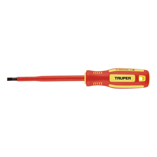 [102242] Desarmador dieléctrico plano 7/32' x 5', TRUPER DR-7/32X5D
