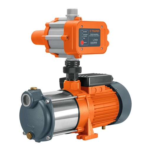 [102386] Bomba presurizadora multietapas 1 HP con control, Truper PREM-1