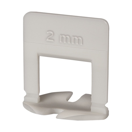 [102408] Bolsa c/100 anclas curvas de 2mm para nivelación de azulejos SN-CL20C