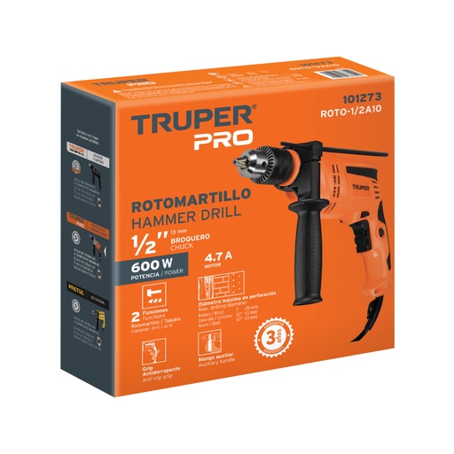 [102479] Caja de empaque de repuesto para ROTO-1/2A10, TRUPER CJ-ROTO-1/2A10