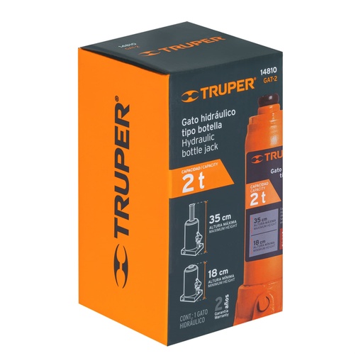 [102515] Caja de empaque de repuesto para GAT-2, TRUPER CJ-GAT-2