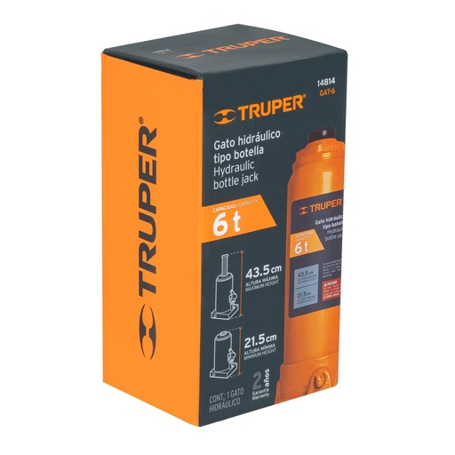 [102517] Caja de empaque de repuesto para GAT-6, TRUPER CJ-GAT-6