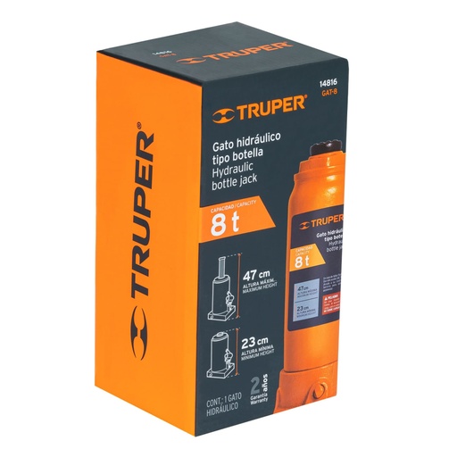 [102518] Caja de empaque de repuesto para GAT-8, TRUPER CJ-GAT-8