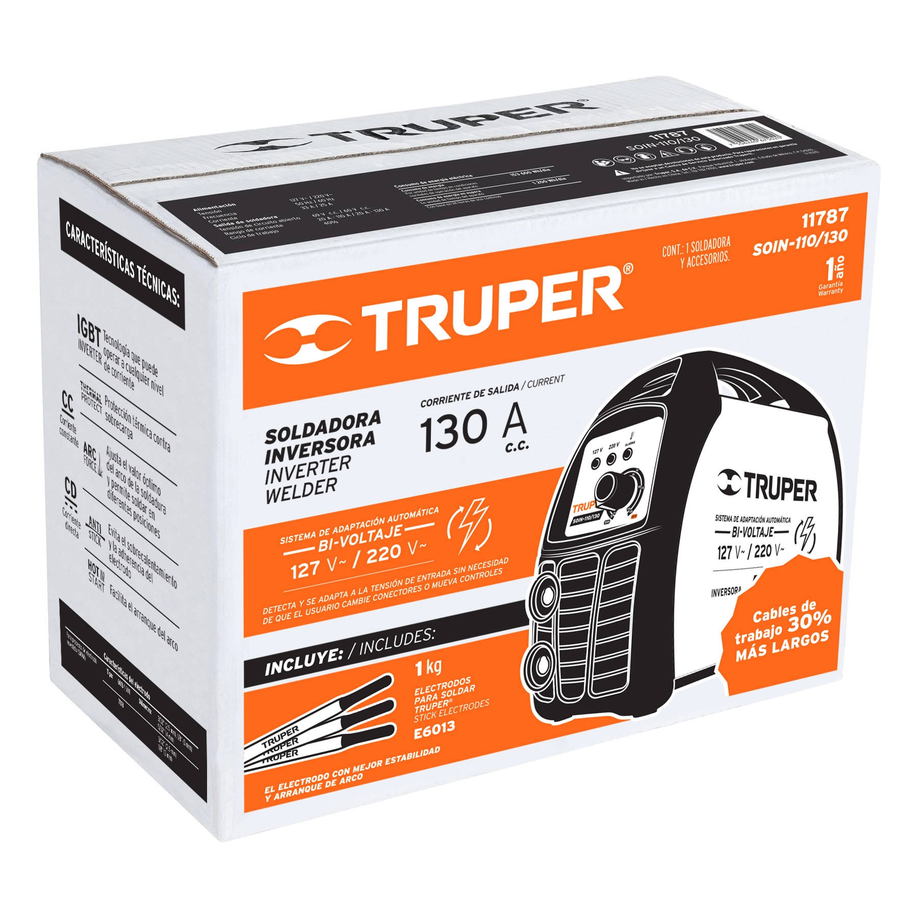 [102555] Caja de empaque de repuesto para SOIN-110/130, TRUPER CJ-SOIN-110/130