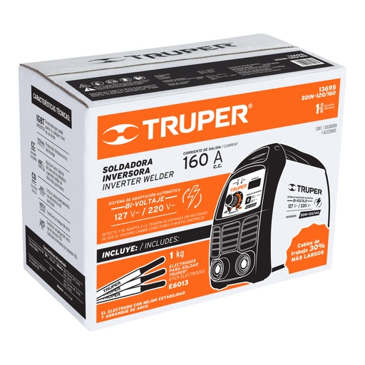 [102556] Caja de empaque de repuesto para SOIN-120/160, TRUPER CJ-SOIN-120/160