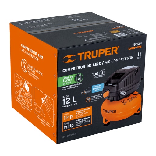 [102584] Caja de empaque de repuesto para COMP-12S, TRUPER CJ-COMP-12S