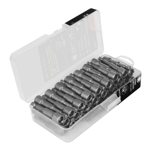 [102613] Estuche con 50 dados magnéticos de 3/8' largo 2-1/2', EXPERT PUDE-9027-50