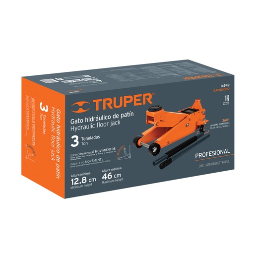 [102729] Caja de empaque de repuesto para GAPRO-300, TRUPER CJ-GAPRO-300