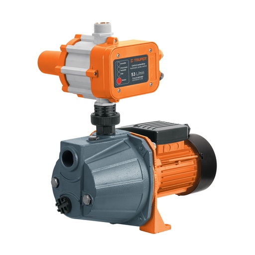 [102856] Bomba presurizadora jet hierro 1/2 HP con control, TRUPER PRE-1/2