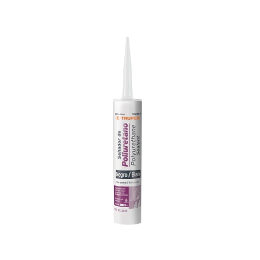 [102867] Sellador de poliuretano de 280 ml, negro, TRUPER SEPO-280N