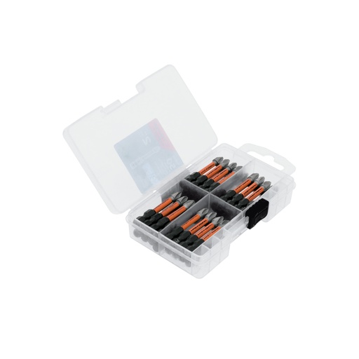 [103025] Estuche con 50 puntas de cruz PH2 de impacto largo 2' PUDE-1202-50I